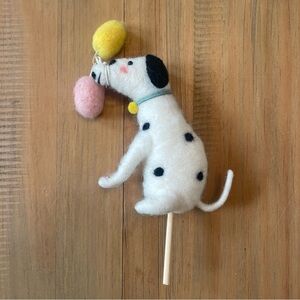 180 Degrees Party Pup Cake Topper Wool Dalmatian Dog Balloons Puppy Birthday